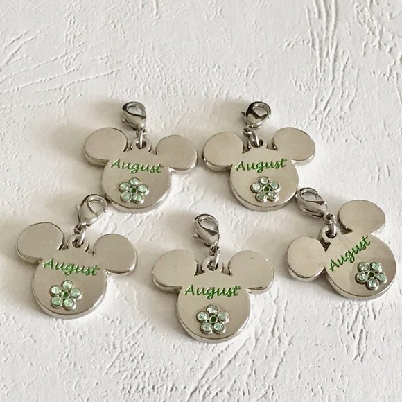 Silver Mickey Mouse Ears Charm Clip On Disney - Picture 4 of 9